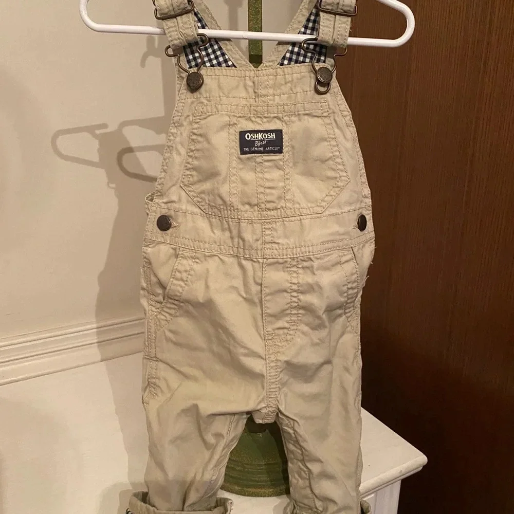 Oshkosh B’Gosh Khaki Overalls